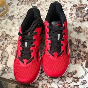 Reebok Red Athletic Sneakers